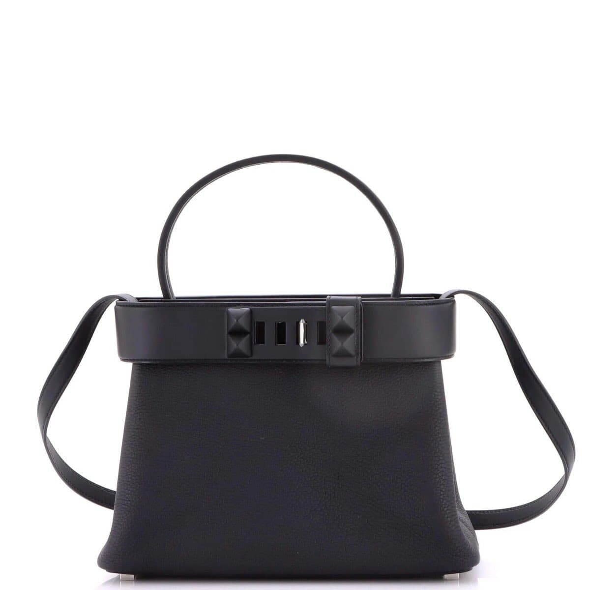 Fendi Peekaboo Top-Handle Bag — Black — view 1