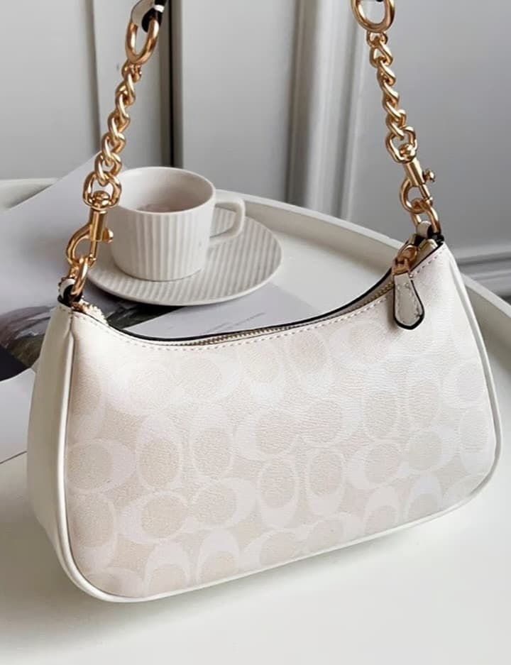Coach Teri Shoulder Bag — Chalk Signature — view 1