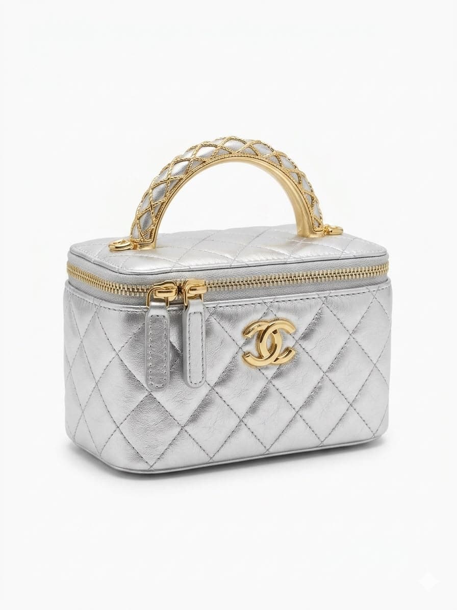 Chanel Vanity Case with Top Handle — view 3